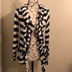 Silvergate navy blue/white cardigans